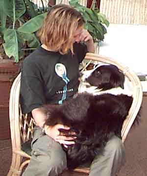 Au Pair Dog Carers Border Collie with Marie